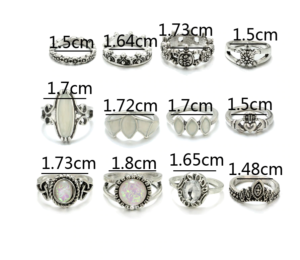 Set krásných prstýnků - 5937