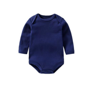 Dětské jednobarevné novorozenecké dupačky - Navy-351074, 24m