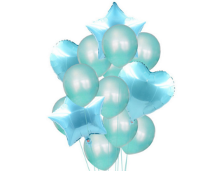 Sada 14 ks barevných valentýnských party balónků - 9