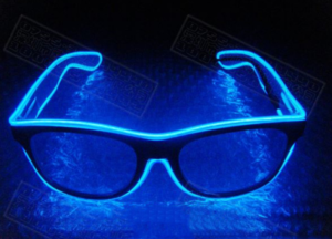 Svítící LED brýle