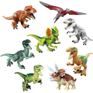 Dětské postavičky ke stavebnici - Dinosaurus set 8 ks