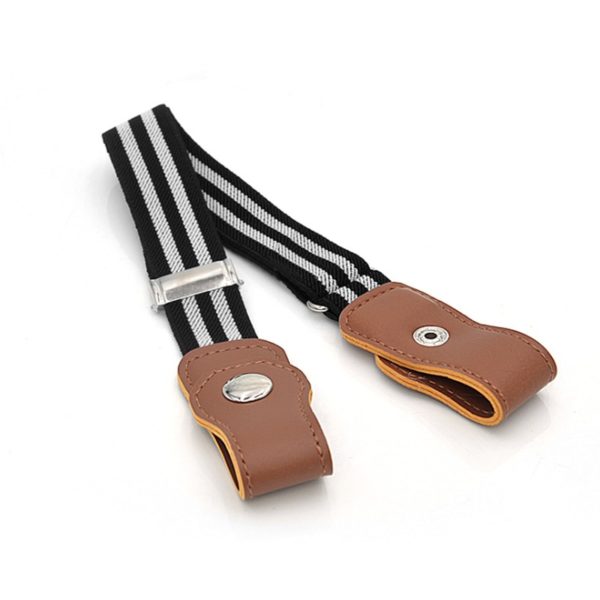Unisex elastický pásek Adrie - Light-brown-belt, 85-120cm
