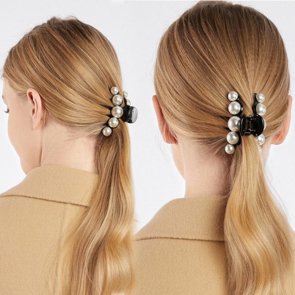 Perleťové sponky s perlami do vlasů - La3688-2