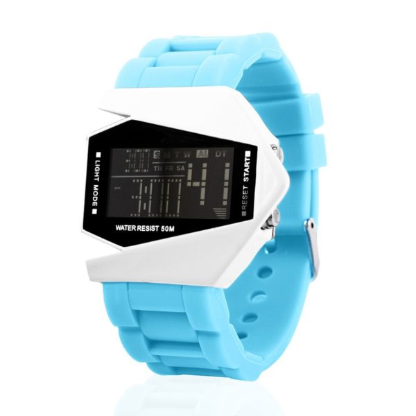 Silikonové voděodolné hodinky SKMEI - Svetle-modra
