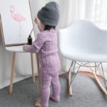 Dívčí kašmírový pletený set - Ruzova, 4-roky