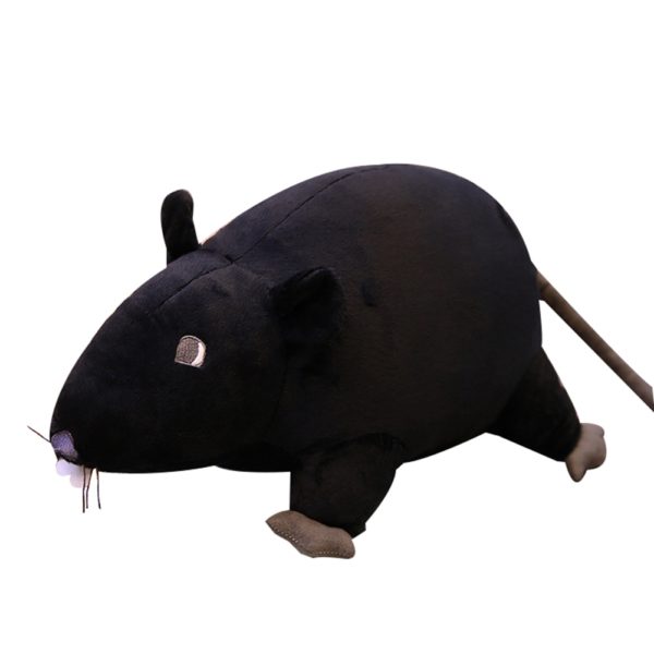 Realistická plyšová myš ve třech barvách - Black