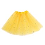 Dětská barevná sukně s flitry - B