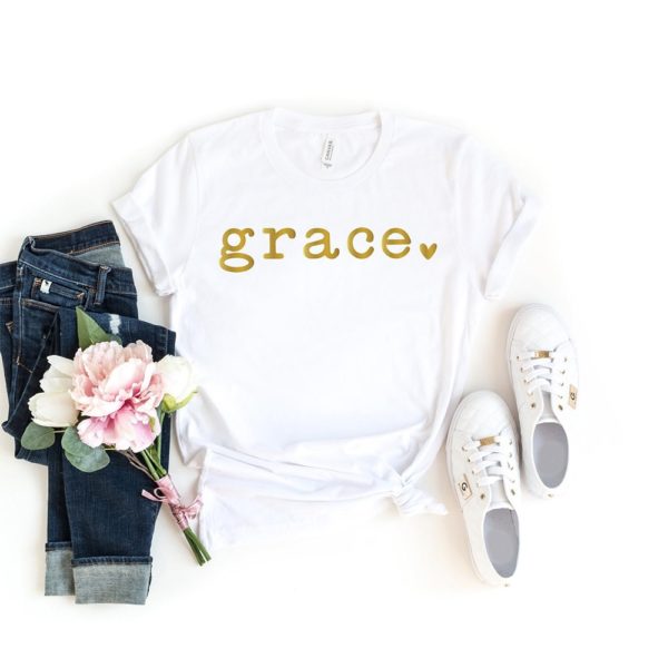 Dámské moderní triko Grace Love - White, Xxxl