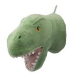 3D plyšová hlava dinosaura na zeď - B