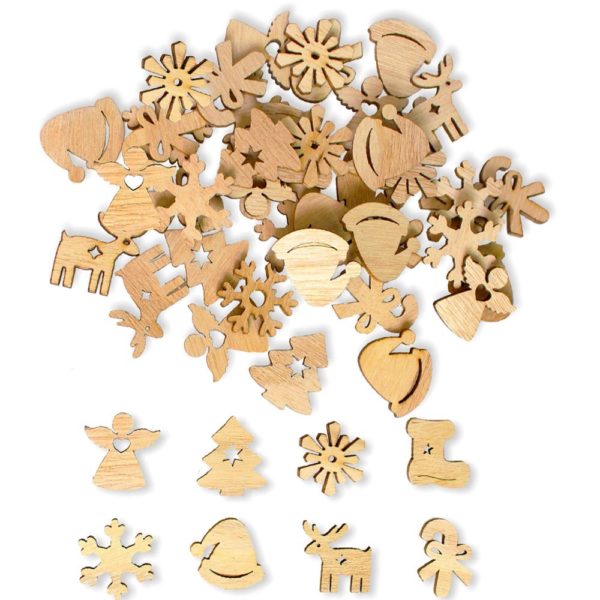 Dřevěné vánoční ozdoby - Wooden-pendant-3