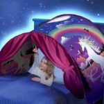 Dětský stan nad postel pro klidné sny - Led-light