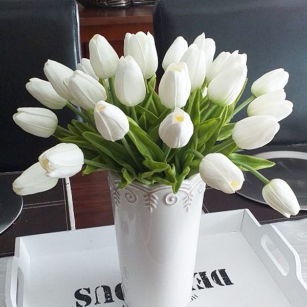 Umělé dekorační tulipány do bytu - 10pcs-color-n