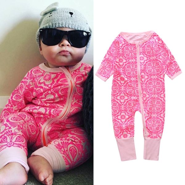 Novorozenecké přechodné dupačky / pyžamo s motivem pro dívky - 23, 24-mesicu
