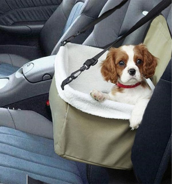 Bezpečná autosedačka pro domácí mazlíčky - Zelena, With-zipper