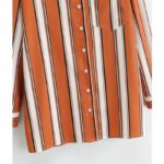 Dlouhá dámská oversize košile - Striped-shirt, L
