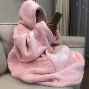 Pohodlná deka jako mikina