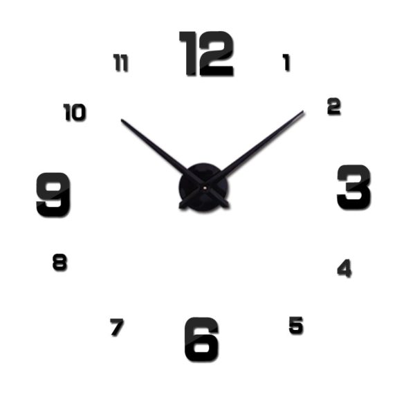 Nástěnné samolepící hodiny - Coffee-1, 27-cm