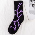 Dámské bavlněné vysoké ponožky - Lw1241, 35-40
