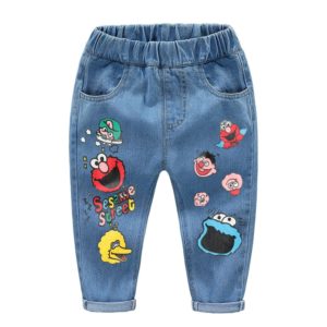 Roztomilé dětské džínové kalhoty