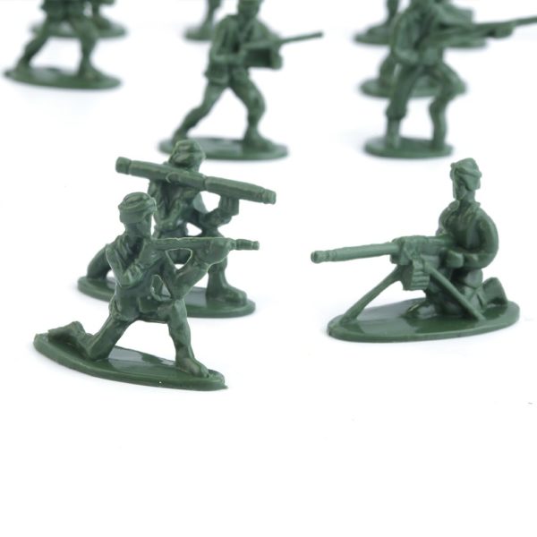 Malé figurky vojáků - Silver