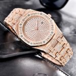 Luxusní pánské safírové hodinky TOPGRILLZ - Zlata