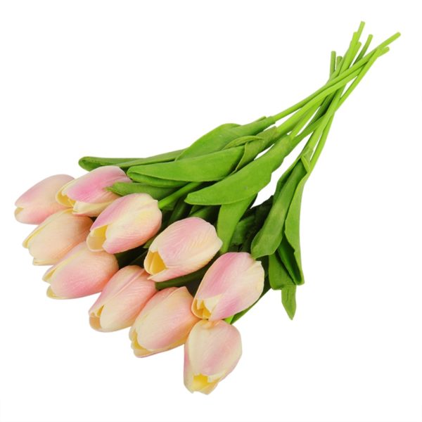 Umělé dekorační tulipány do bytu - 10pcs-color-n