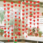 Valentýnská závěsná srdce - dekorace
