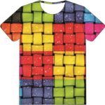 Dětské barevné geometrické tričko - Picture-show-200004891, 12-let