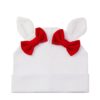white red bow