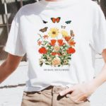 Dámské stylové triko s letním potiskem Karla - No-flower, Xxl