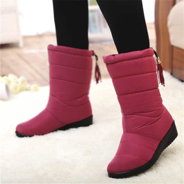 Dámské stylové zimní boty Liza - Red, 44