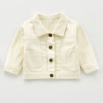 Dětská džínová bunda s obrázkem na zádech - Photo-color-173, 3t