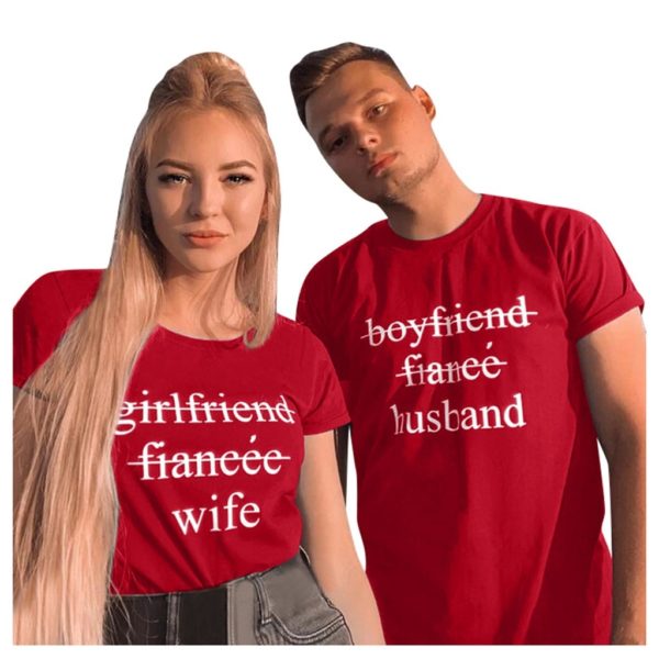 Párová trička Wife a Husband - Gray, Xxxl