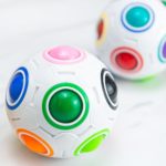Antistresový barevný fotbalový míček