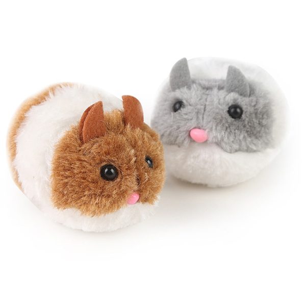 Natahovací hračka myšky pro kočky - Gray