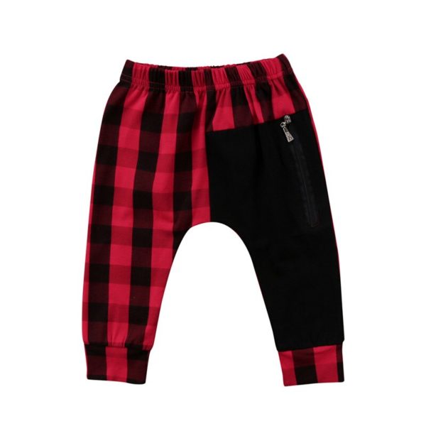 Chlapecké stylové kalhoty Jakobe - Red, 5