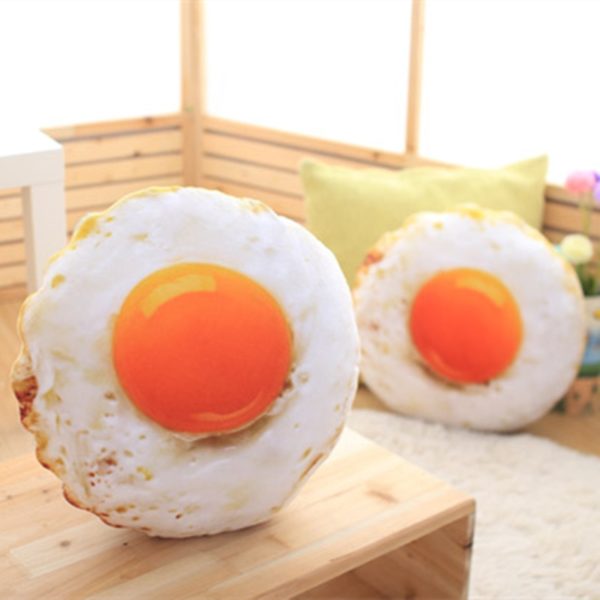 Měkký bavlněný polštář ve tvaru vejce