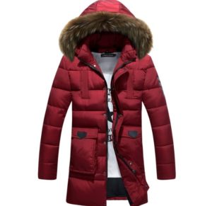 Pánský stylový zimní kabát Karim - Green, 3xl