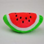Roztomilé plyšové ovoce - meloun, mrkev, pomeranč - Pink-strawberry, 12-15-cm