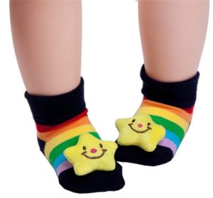 Dětské protiskluzové bavlněné ponožky - 17, Novorozenci