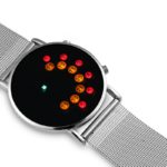Binární LED hodinky pro pány - 2 barvy - Modra