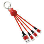 Nabíjecí USB kabel 3v1 - Red