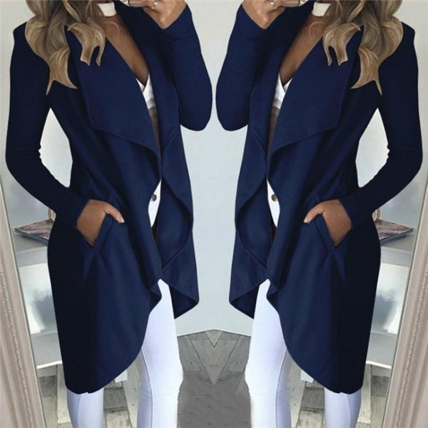 Dámský luxusní cardigan Empia - Royal-blue, Xl