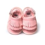 Letní dětské batolecí protiskluzové sandálky - Pink, 3