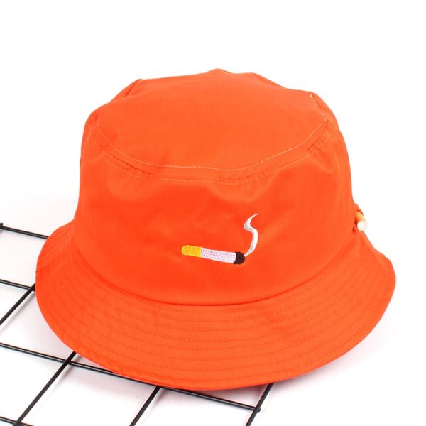 Letní Unisex klobouk s cigaretou - Oranzova