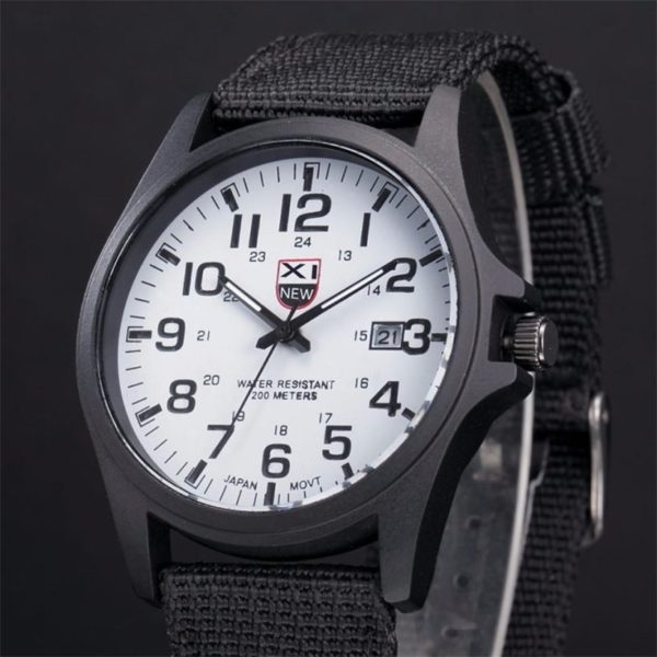 Pánské vojenské hodinky - White