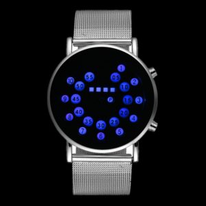 Binární LED hodinky pro pány - 2 barvy