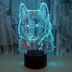 Noční 3D osvětlení pro děti