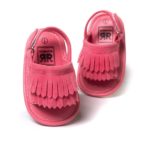 Letní dětské batolecí protiskluzové sandálky - Pink, 3