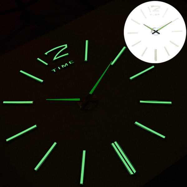 Svítící hodiny na zeď - Wall-clock-19, 119-cm